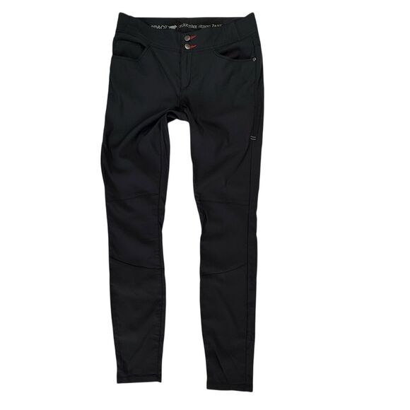 Lot of 2 Toad Co Flextime Skinny Pant Size 8 Chalkboard Black Green Hiking Camp - Picture 5 of 16